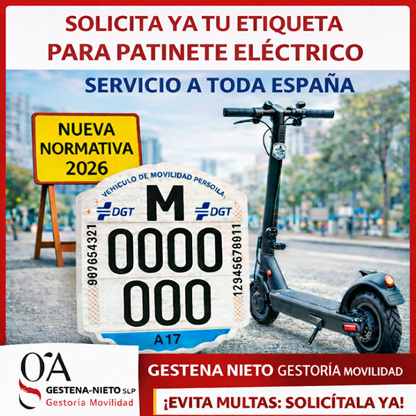 Pegatina matrícula envío toda la península